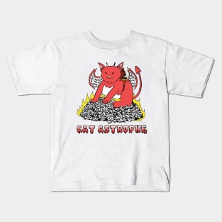 Cat astrophe Kids T-Shirt